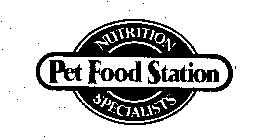 PET FOOD STATION NUTRITION SPECIALISTS