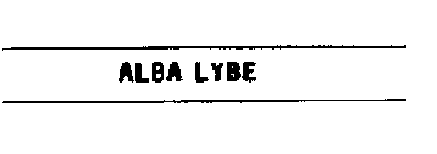ALBA LYBE