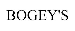 BOGEY'S