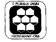 E PLURIBUS UNUM FROM MANY-ONE