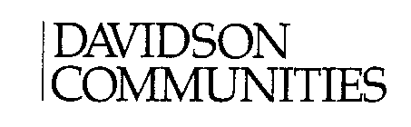 DAVIDSON COMMUNITIES