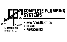 CP COMPLETE PLUMBING SYSTEMS