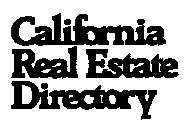 CALIFORNIA REAL ESTATE DIRECTORY
