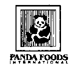 PANDA FOODS INTERNATIONAL