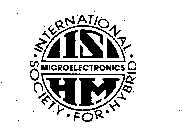INTERNATIONAL SOCIETY FOR HYBRID MICROELECTRONICS ISHM