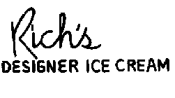 RICH'S DESIGNER ICE CREAM