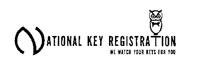 NATIONAL KEY REGISTRATION WE WATCH YOUR KEYS FOR YOU