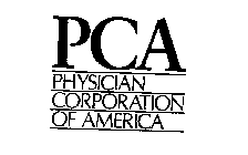 PCA PHYSICIAN CORPORATION OF AMERICA