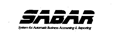 SABAR SYSTEM FOR AUTOMATIC BUSINESS ACCOUNTING & REPORTING