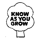 KNOW AS YOU GROW