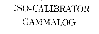 ISO-CALIBRATOR GAMMALOG