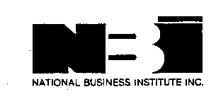 NBI NATIONAL BUSINESS INSTITUTE INC.