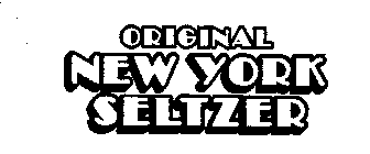 ORIGINAL NEW YORK SELTZER