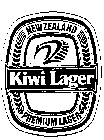 KIWI LAGER NEW ZEALAND PREMIUM LAGER