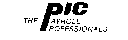 THE PIC PAYROLL PROFESSIONALS