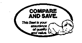 COMPARE AND SAVE THIS SEAL IS YOUR ASSURANCE OF QUALITY AND VALUE