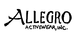 ALLEGRO ACTIVEWEAR, INC.