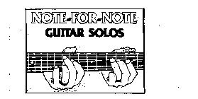 NOTE-FOR-NOTE GUITAR SOLOS