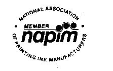 NATIONAL ASSOCIATION OF PRINTING INK MANUFACTURERS MEMBER NAPIM