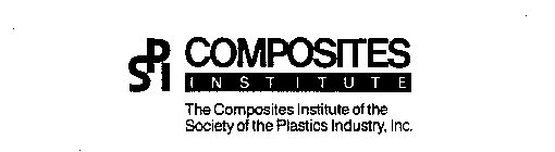 SPI COMPOSITES INSTITUTE THE COMPOSITES INSTITUTE OF THE SOCIETY OF THE PLASTICS INDUSTRY, INC.