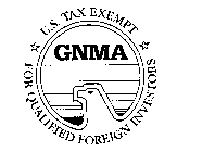 U.S. TAX EXEMPT FOR QUALIFIED FOREIGN INVESTORS GNMA