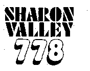 SHARON VALLEY 778