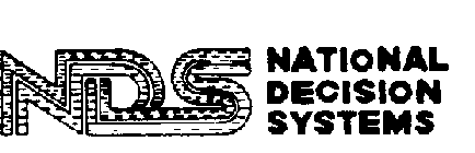 NDS NATIONAL DECISION SYSTEMS
