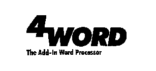 4WORD THE ADD-IN WORD PROCESSOR