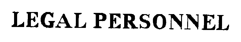LEGAL PERSONNEL