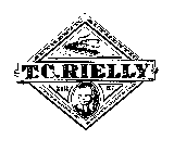 T.C.RIELLY AUTHENTIC SINCE 1917 PURVEYORS OF BAGGED CLOTHING