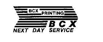 BCX PRINTING BCX NEXT DAY SERVICE