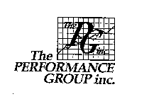THE PG INC. THE PERFORMANCE GROUP INC.