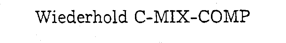 WIEDERHOLD C-MIX-COMP