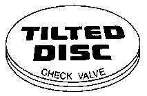 TILTED DISC CHECK VALVE