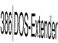 386/DOS-EXTENDER