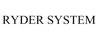 RYDER SYSTEM