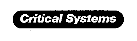 CRITICAL SYSTEMS