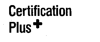 CERTIFICATION PLUS