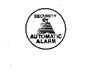 SECURITY BY A AUTOMATIC ALARM
