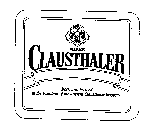 MARKE CLAUSTHALER BORN AND BREWED IN THE TRADITION OF THE ANCIENT CLAUSTHALER BREWERY