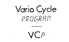 VARIO CYCLE PROGRAM VCP