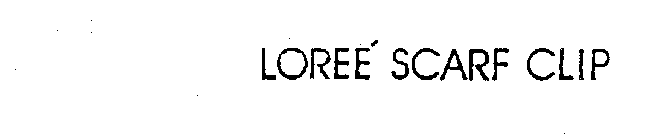 LOREE' SCARF CLIP