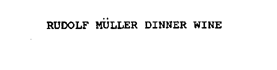 RUDOLF MULLER DINNER WINE