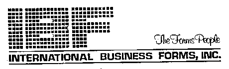 IBF INTERNATIONAL BUSINESS FORMS, INC. THE FORMS PEOPLE