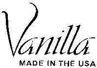 VANILLA MADE IN THE USA