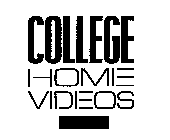 COLLEGE HOME VIDEOS