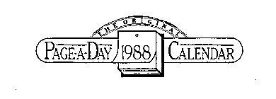 THE ORIGINAL PAGE-A-DAY 1988 CALENDAR