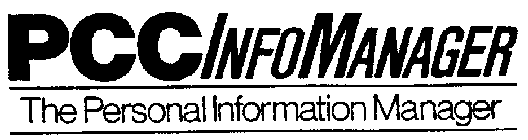 PCCINFOMANAGER THE PERSONAL INFORMATION MANAGER
