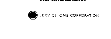 SERVICE ONE CORPORATION