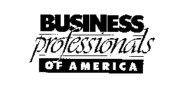 BUSINESS PROFESSIONALS OF AMERICA
